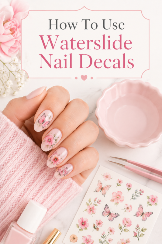 how to use waterslide nail decals