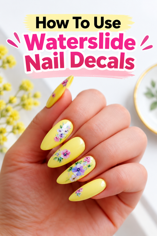 how to use waterslide nail decals pinterest