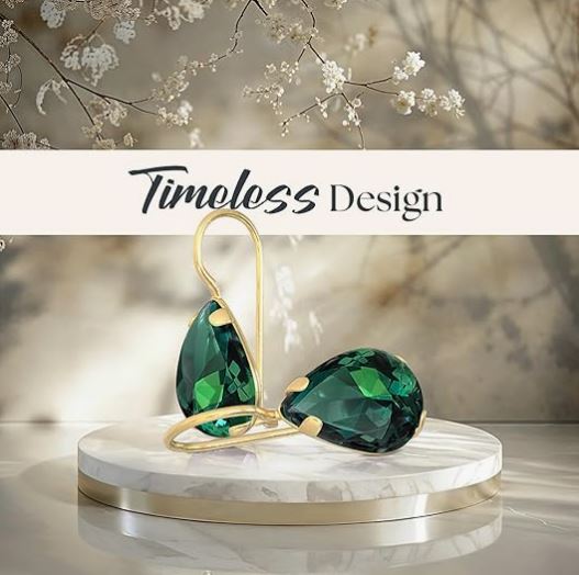 dainty birthstone earrings