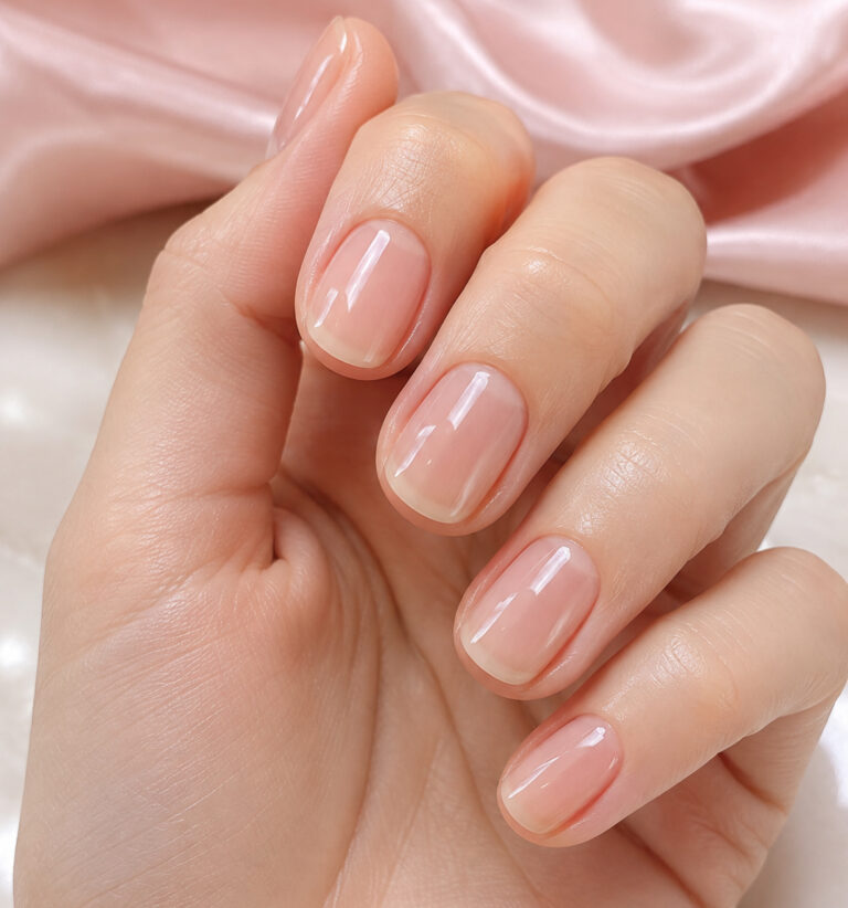 lip gloss nail ideas